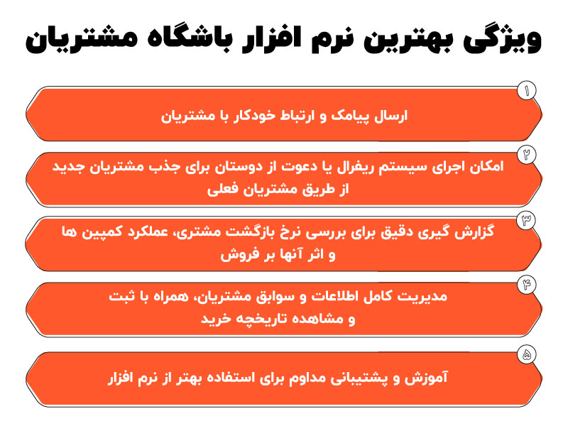 بهترن نرم افزار باشگاه مشتریان